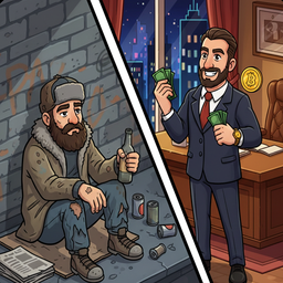 Don't Be a Bum: The Success Simulator