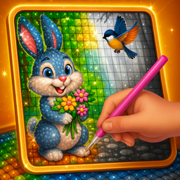 Drawing: Diamond Mosaic