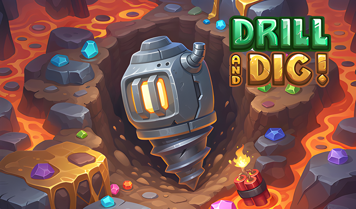 Imagen de portada de Drill and Dig!