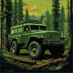 Driver of a military Ural 2