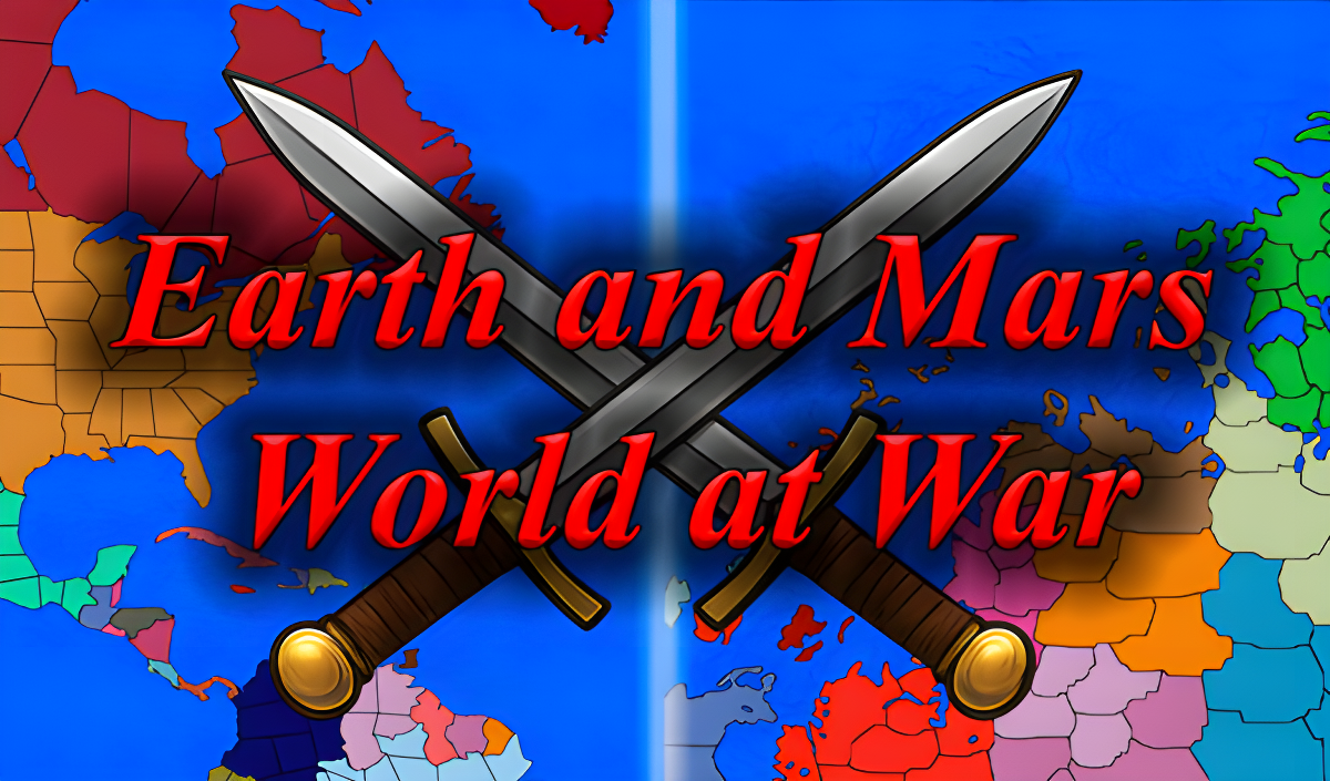 Earth and Mars. World at War cover art