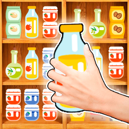 Easy sorting on shelves