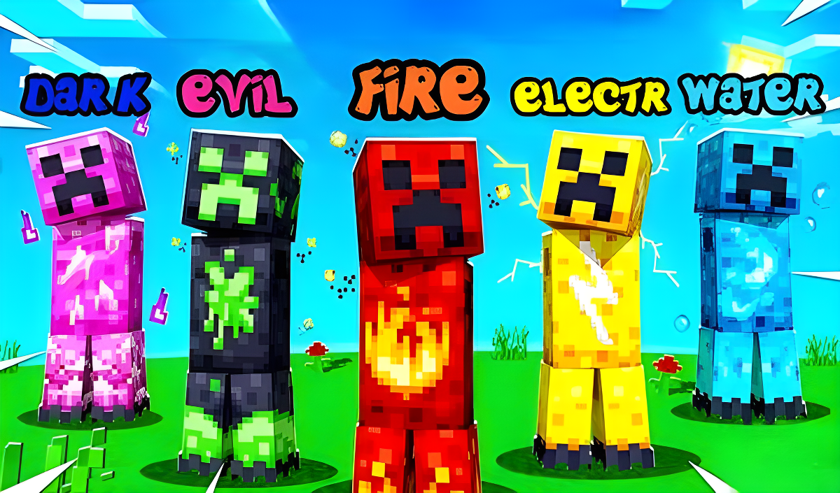 Elemental monsters. Evolution
