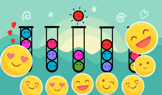 Copertina di Emoji Color Ball Sort