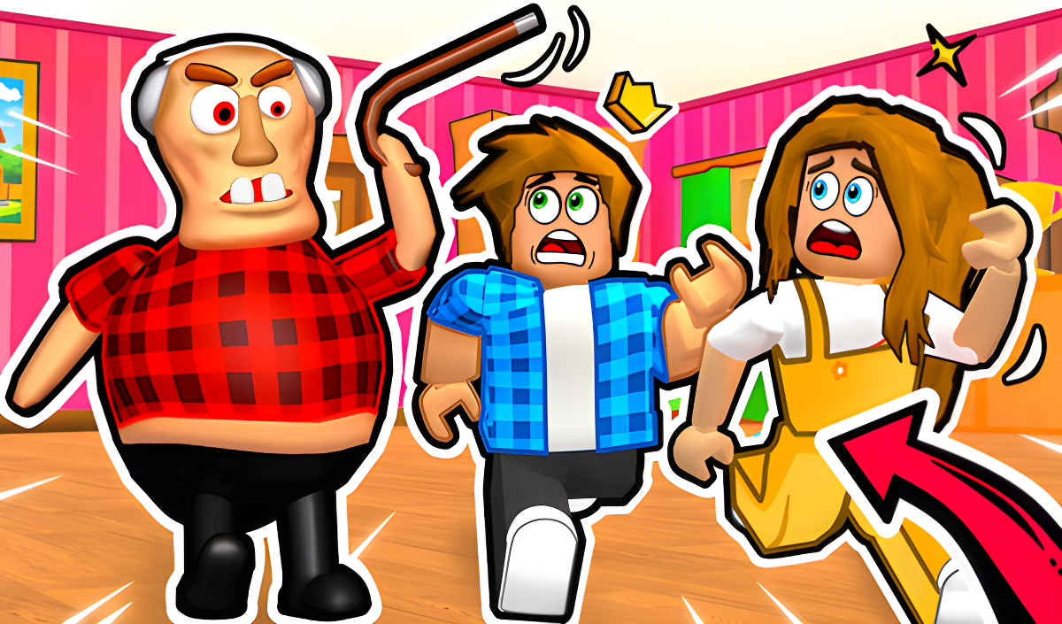 Escape From Evil Grandpa Obby! cover art