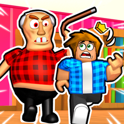 Escape From Evil Grandpa Obby!