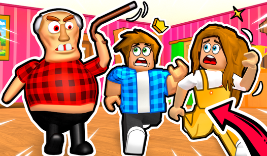 Escape From Evil Grandpa Obby!
