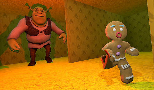 Escape from SHREK and FIONA backrooms