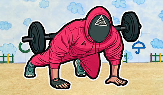 Escape From Squid Game, Push Up Simulator