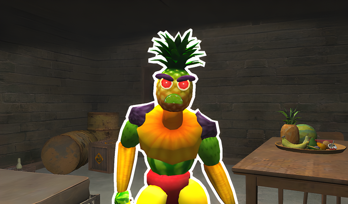 Copertina di Escape from the Fruit Man
