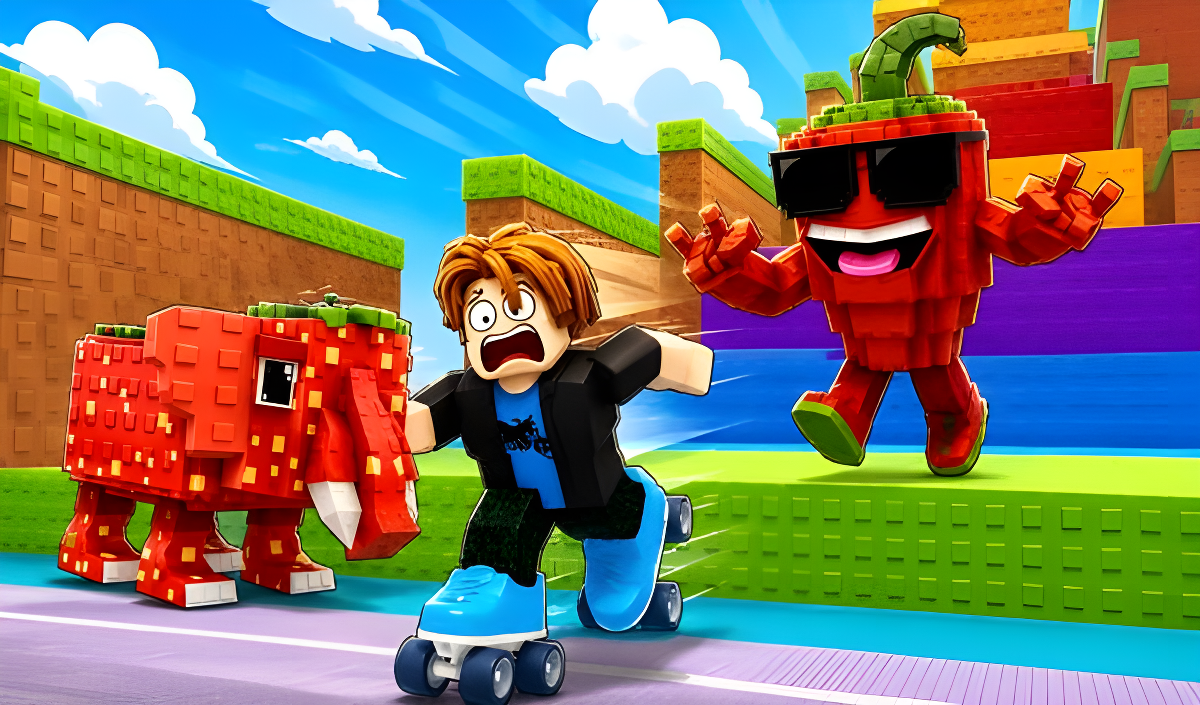 Arte da capa de Escape on roller skates: Brainrots