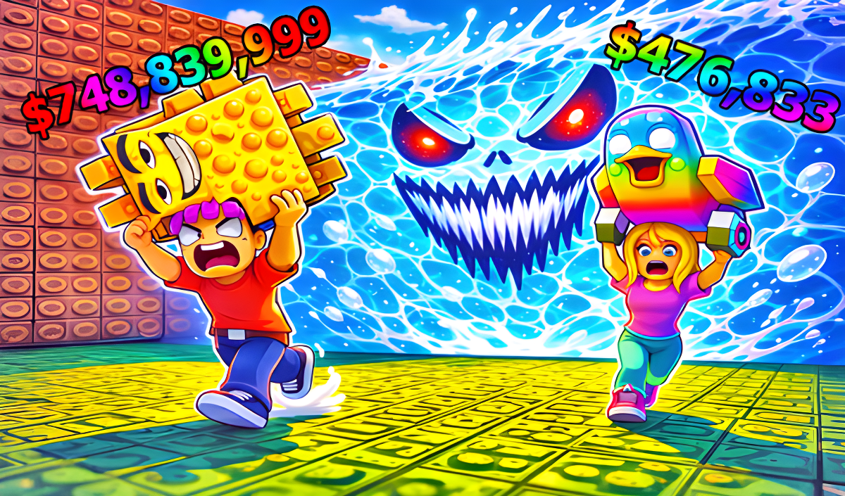 Imagen de portada de Escape Tsunami: Save and Steal Brainrot