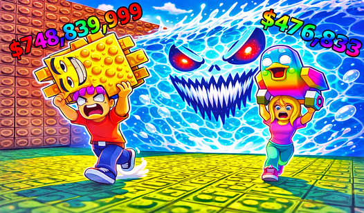 Escape Tsunami: Save and Steal Brainrot