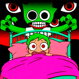 Evil Sprunki scare children!