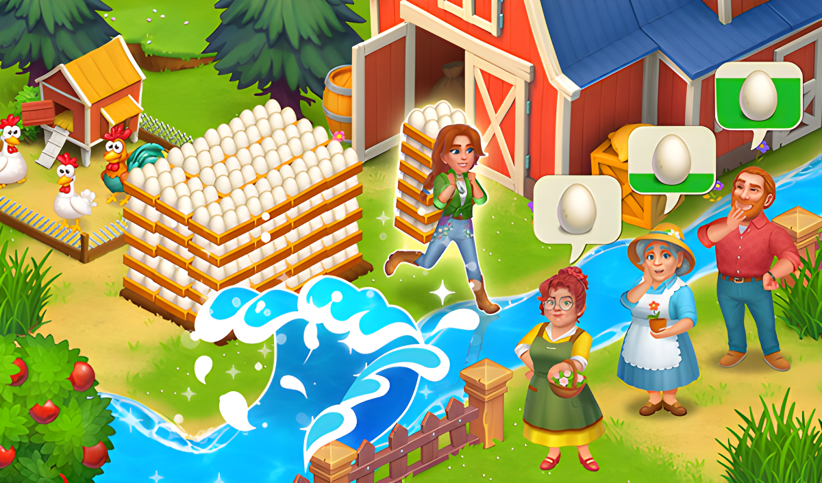 Arte da capa de Farm Town