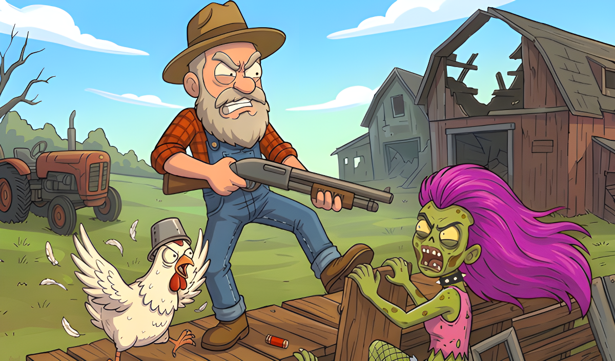Farmer Bob vs Zombies! cover art