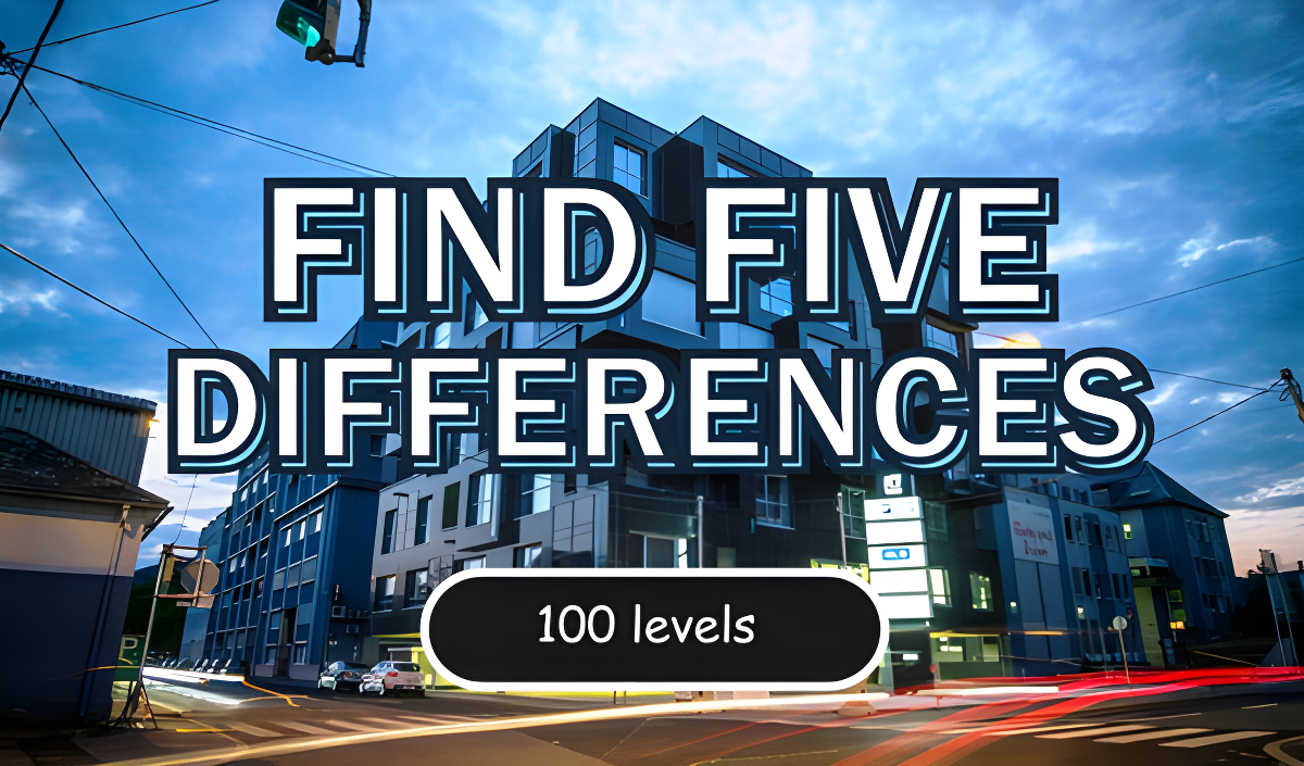 Arte da capa de FIND FIVE DIFFERENCES 100 levels