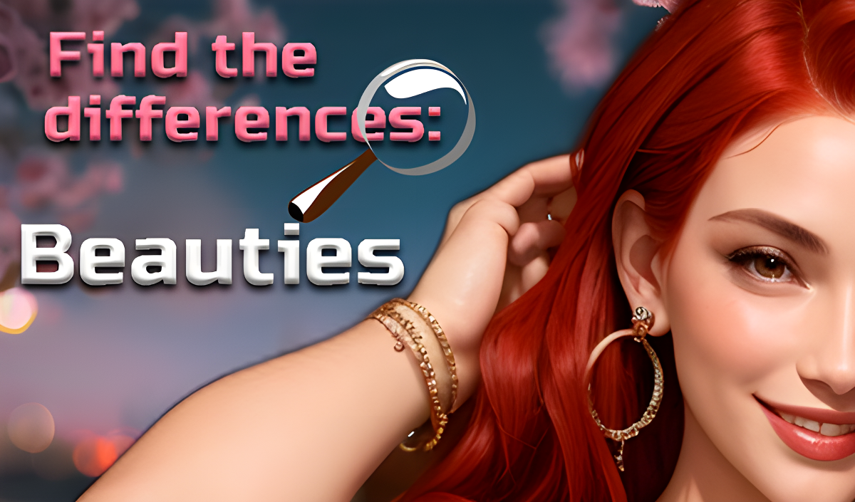 Find the differences: beauties cover art
