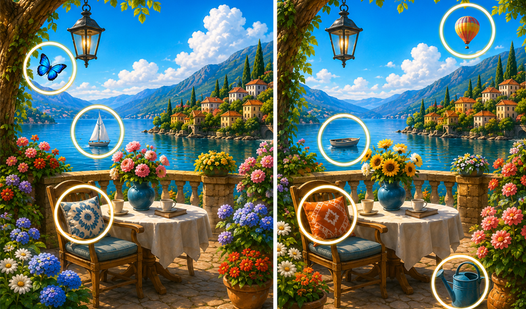 Find the differences in the two pictures