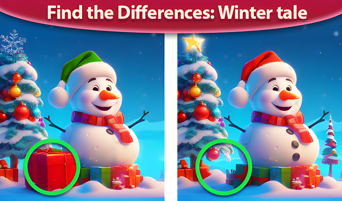 Imagen de portada de Find the Differences: Winter tale