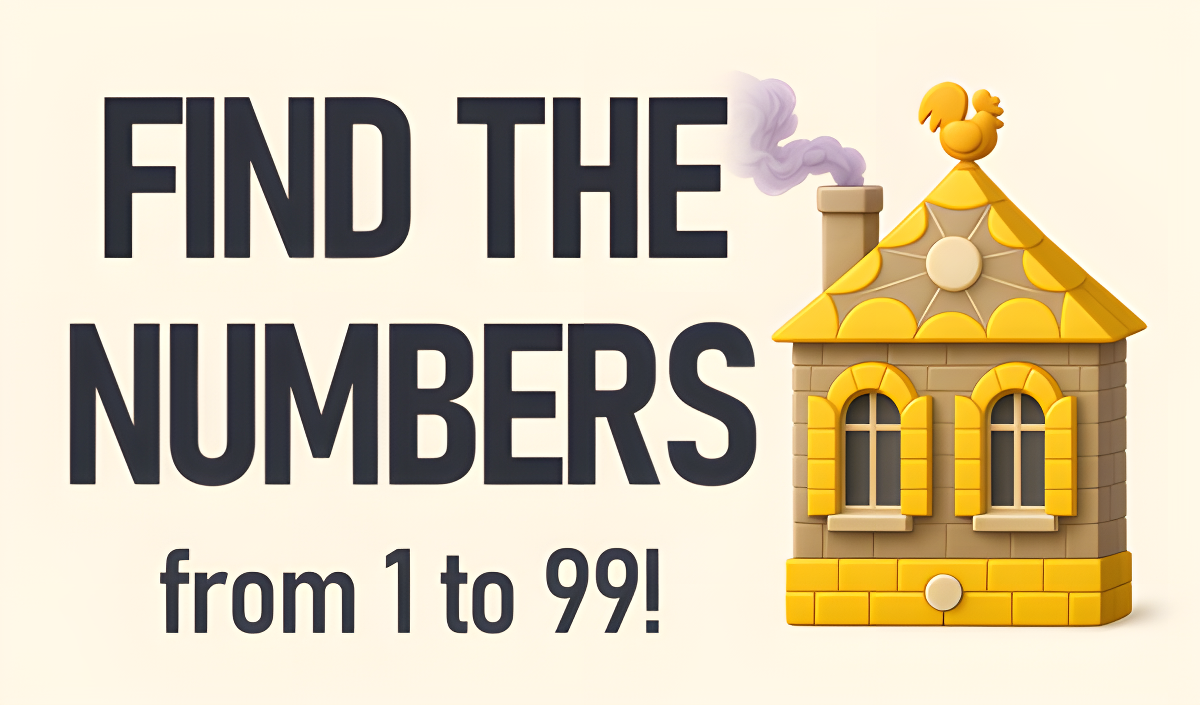Arte da capa de Find the Numbers from 1 to 99!