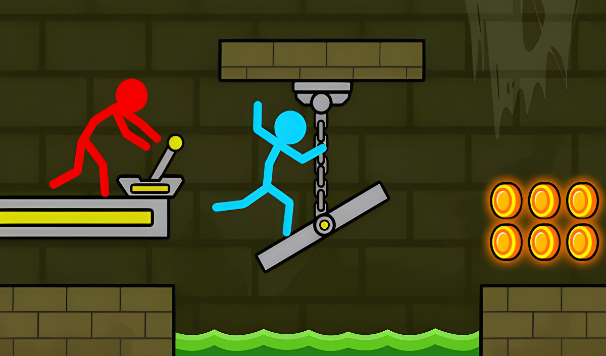 Fire and Water: Stick Adventures kapak resmi