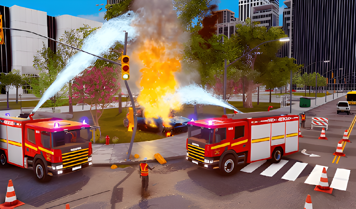 Fire Truck Driving Simulator