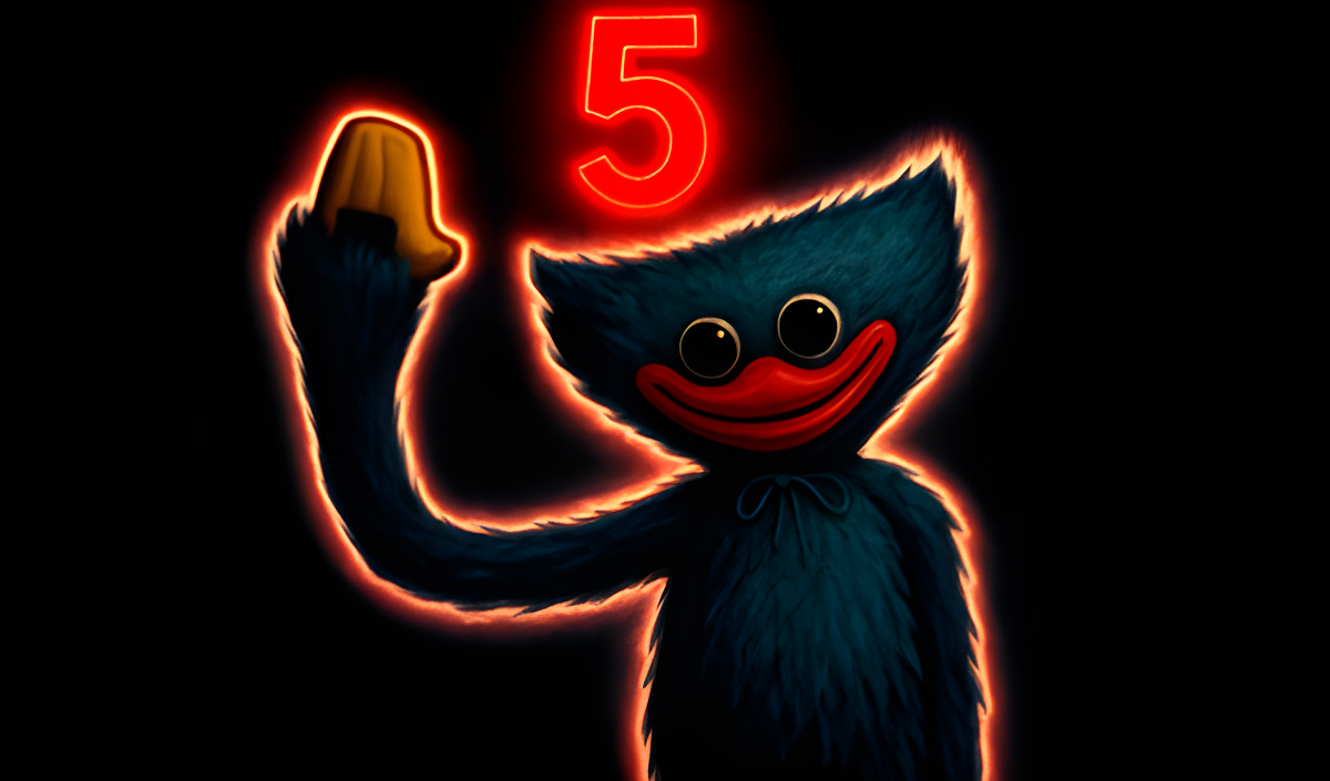 Okładka Five Nights with Poppy Playtime