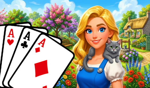 Flower Solitaire. Draw 1 or 3