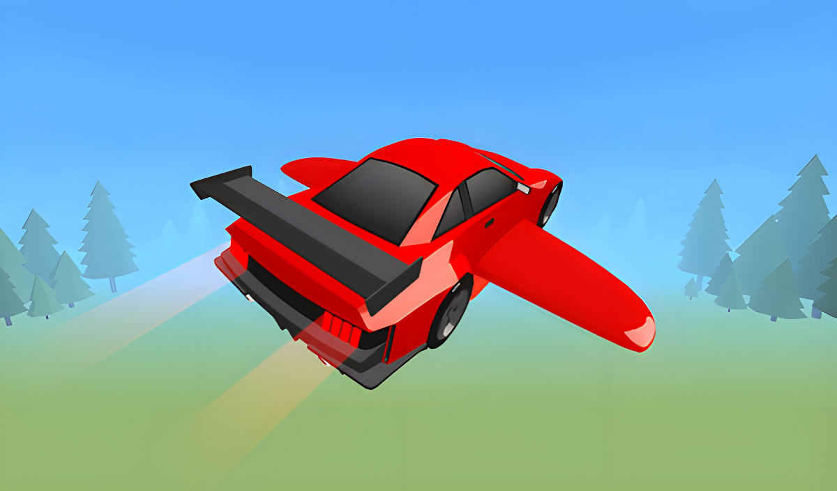Arte da capa de Flying Car Racing