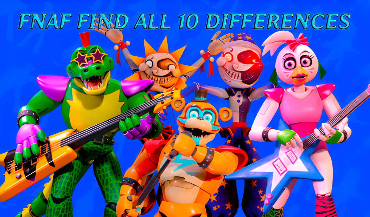 FNaF find all 10 differences