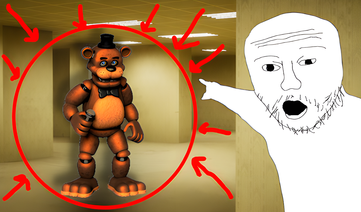 FNAF: Freddy in The Backrooms Coverbild