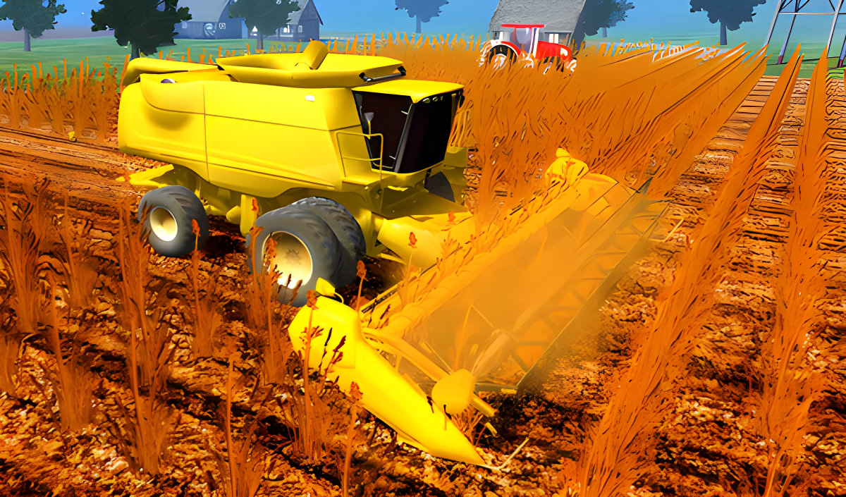 Forage Plow Farming: Harvest Tractor Simulator