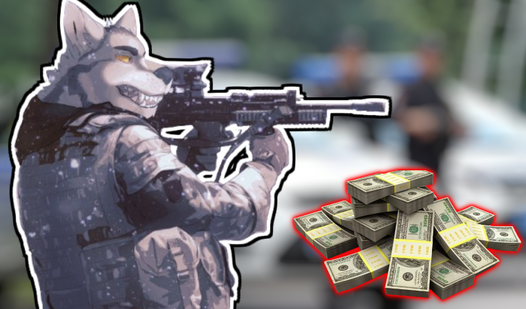 Furry bank robbery