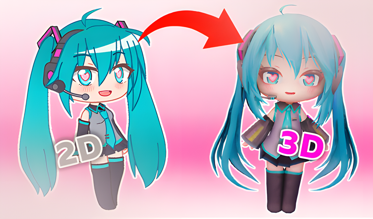 Gacha life 3D cover art