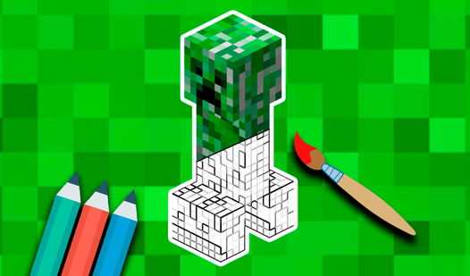 Colora i personaggi di Minecraft