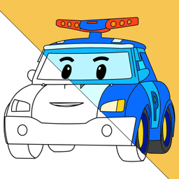 Robocar Poly Coloring Pages