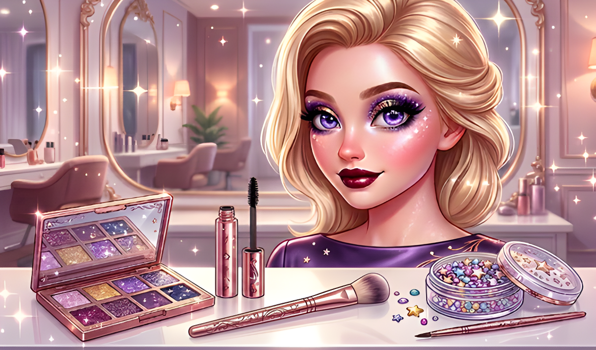 Copertina di Salone di Trucco Occhi: Stilista