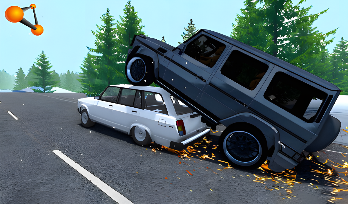 Gambar sampul BMG Drive: Simulator Kecelakaan Mobil