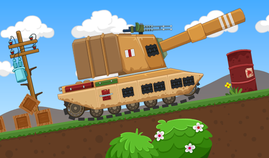 Destructive Tanks 2D