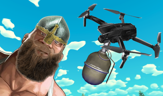 Drone de l'ancienne rus