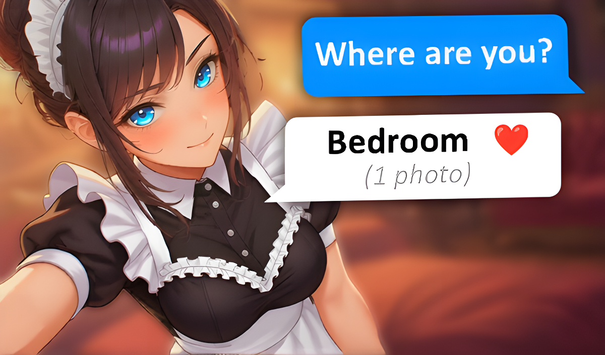 Arte da capa de Chatting with the Maid