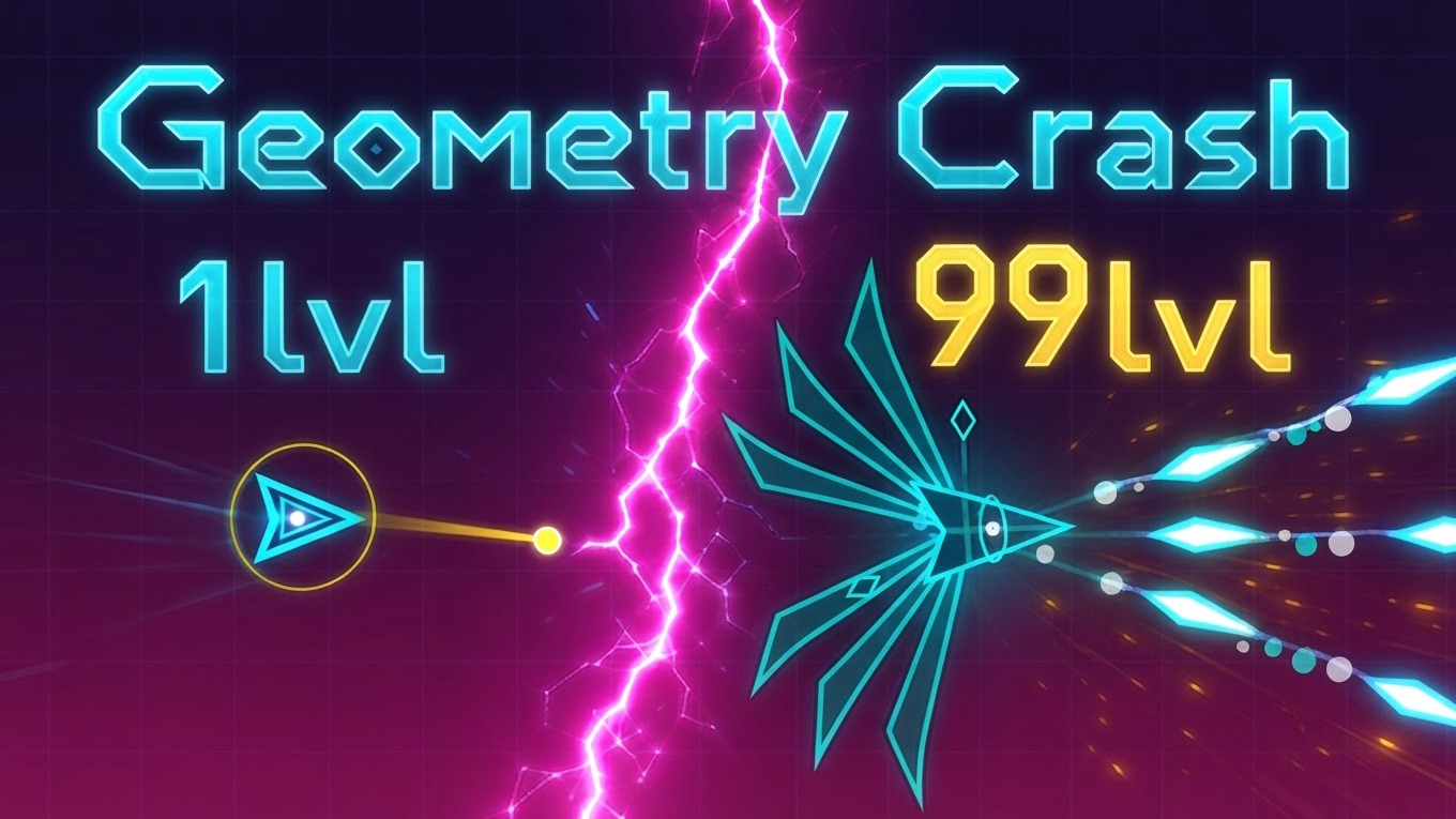 Arte da capa de Geometry Crash