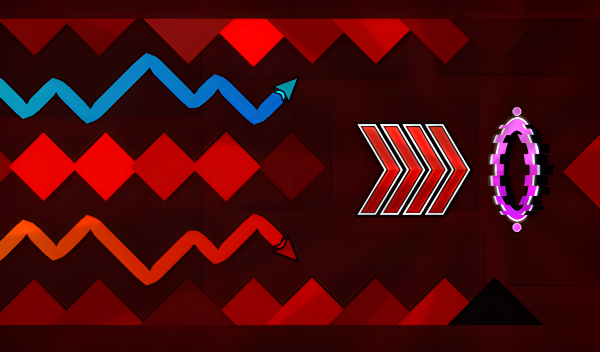 Geometry dash: dual wave