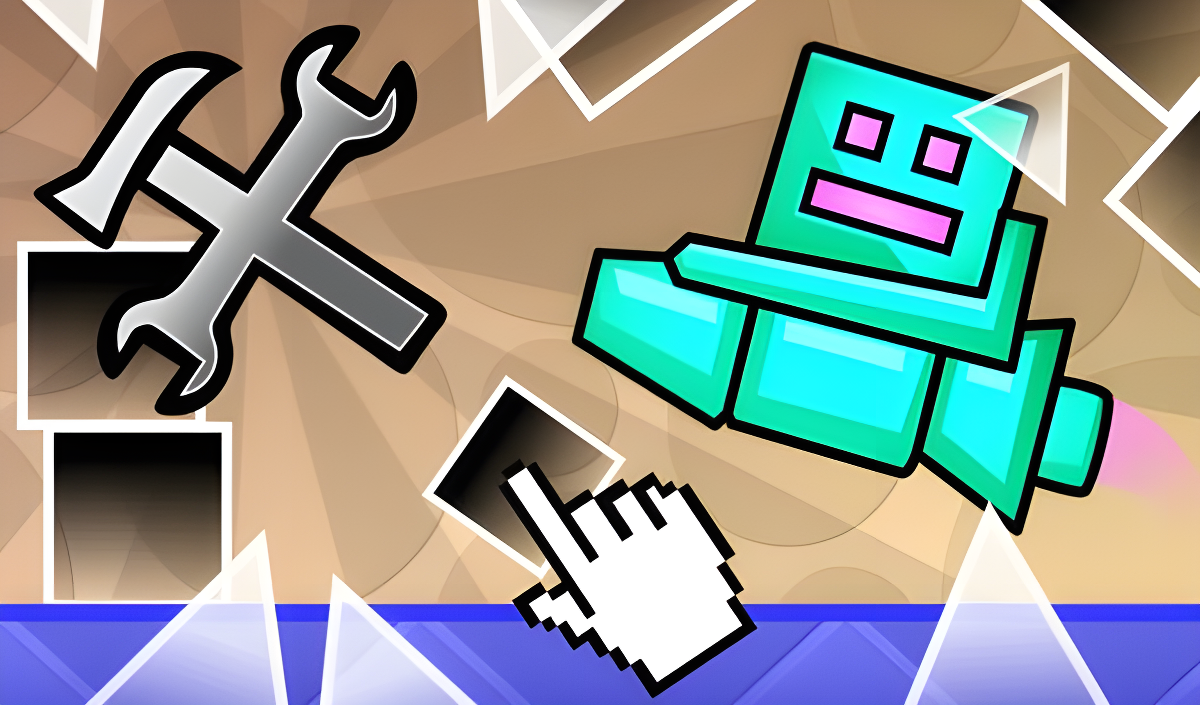 Geometry Dash: Make your own level with a ship cover art