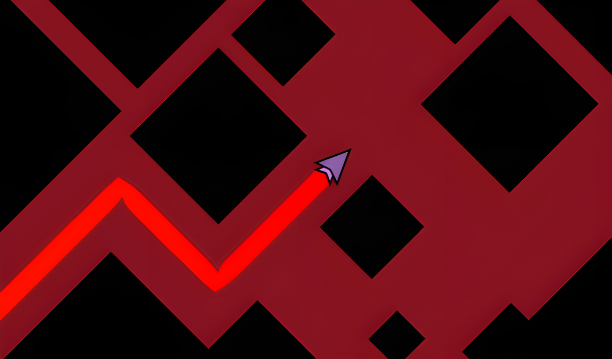 Geometry dash wave cover art
