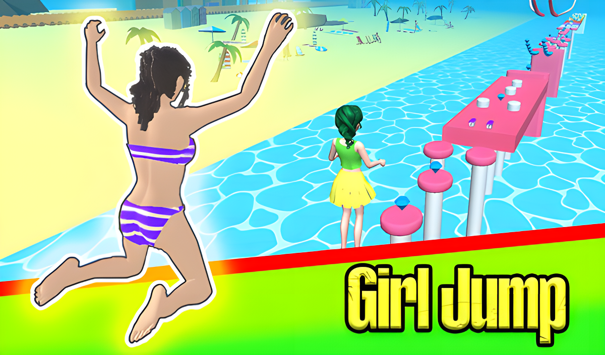 Arte da capa de Girl Jump