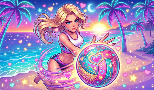 Glamour Volleyball