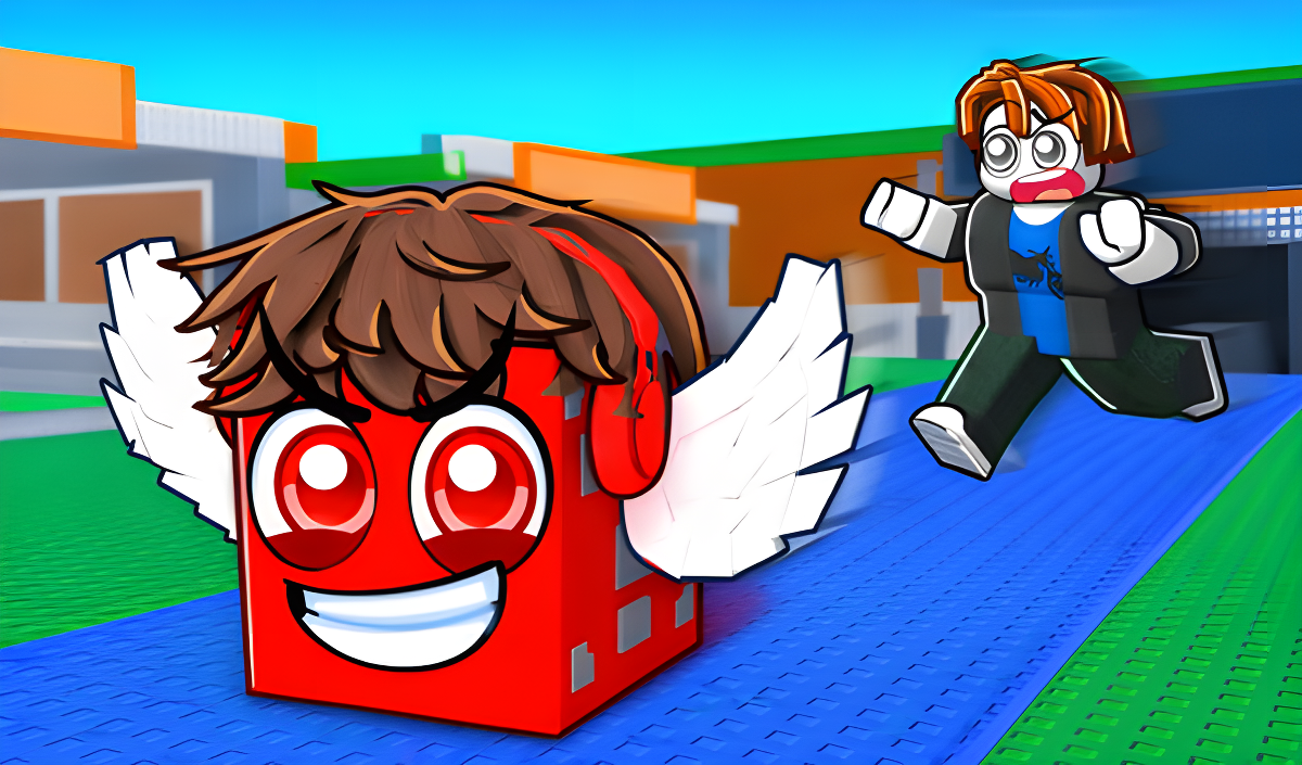 Imagen de portada de Grab the Lucky Blocks and Run from Guards