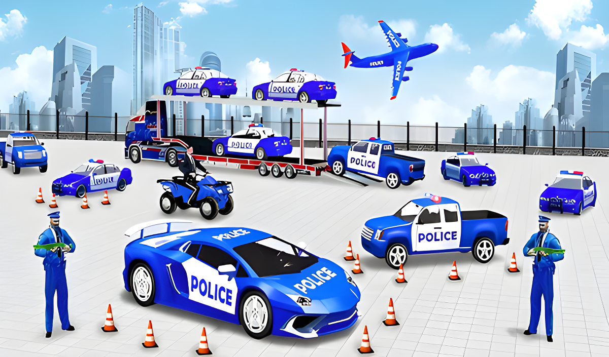 Copertina di Grand Police Transport Truck
